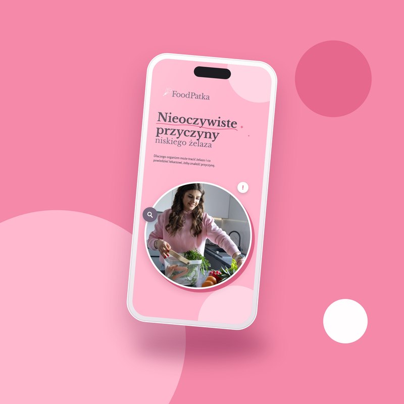 Prezent 3: Nieoczywiste przyczyny niskiego żelaza, e-book na telefonie