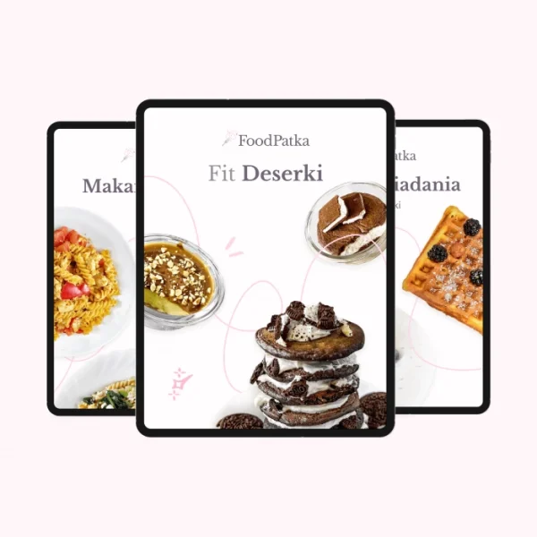 122 przepisy za 29zł. Fit Deserki, Makaronowy Raj, Zdrowe śniadania + Gratis prezent niespodzianka!