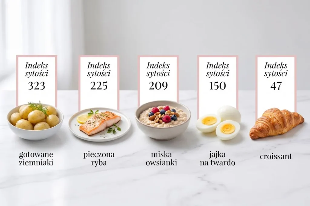Indeks sytości — porównanie produktów sycących i niesycących