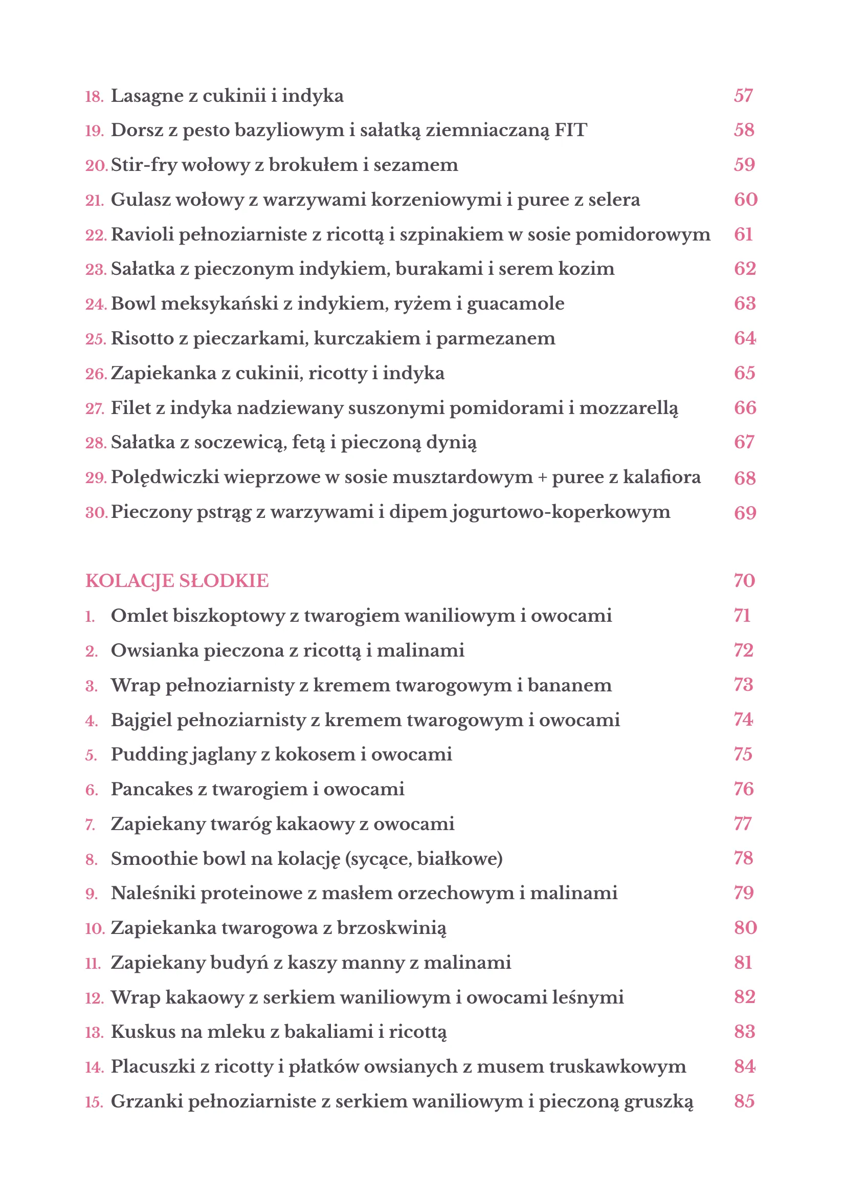 Spis treści Niski Indeks 1 - Strona 3