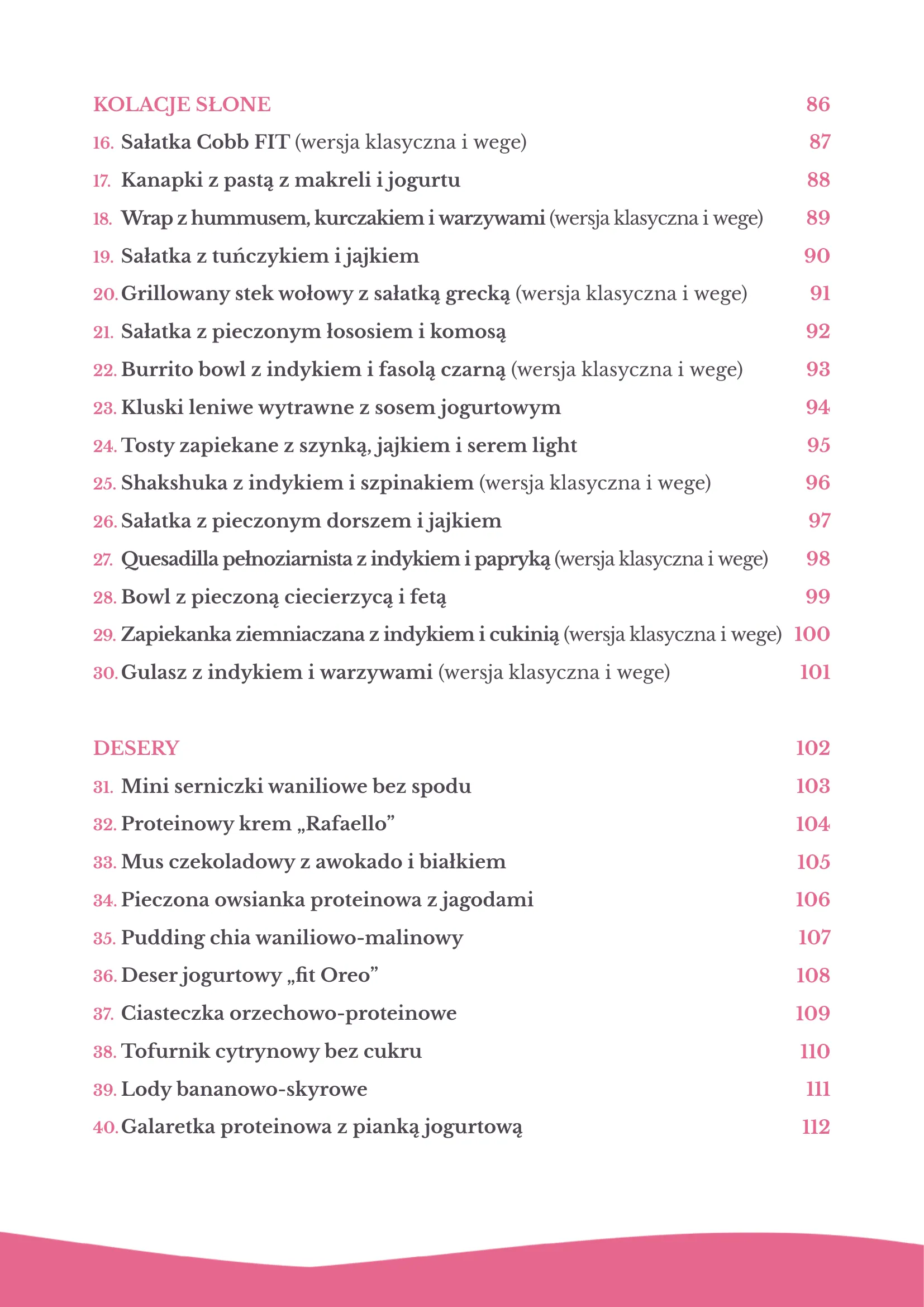 Spis treści Niski Indeks 1 - Strona 4
